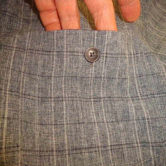 NEW Original Weatherproof Vintage Men's Button Down Shirt L/G Blue Plaid - Picture 7 of 15